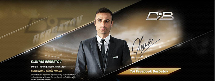 DIMITAR BERBATOV - Đại sứ thương hiệu chính thức 